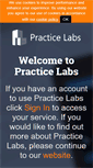 Mobile Screenshot of practice-labs.com